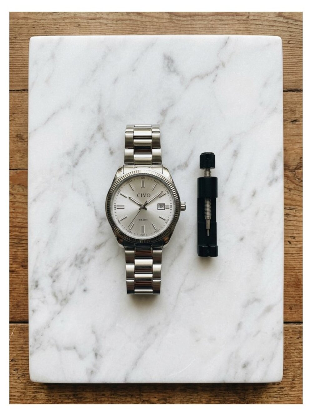 Men's Analog Watch Stainless Steel Easy Read Date Wristwatch Gift